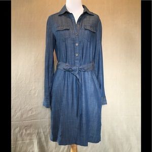 Banana Republic Chambray Shirt Dress