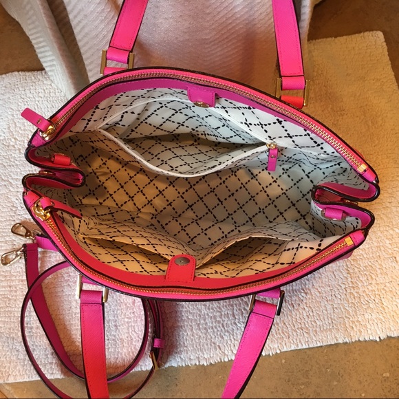 Kate Spade Hot Pink Zippered Satchel - Picture 4 of 7