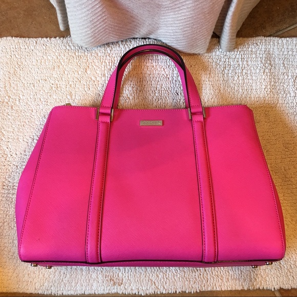 Kate Spade Hot Pink Zippered Satchel - Picture 7 of 7