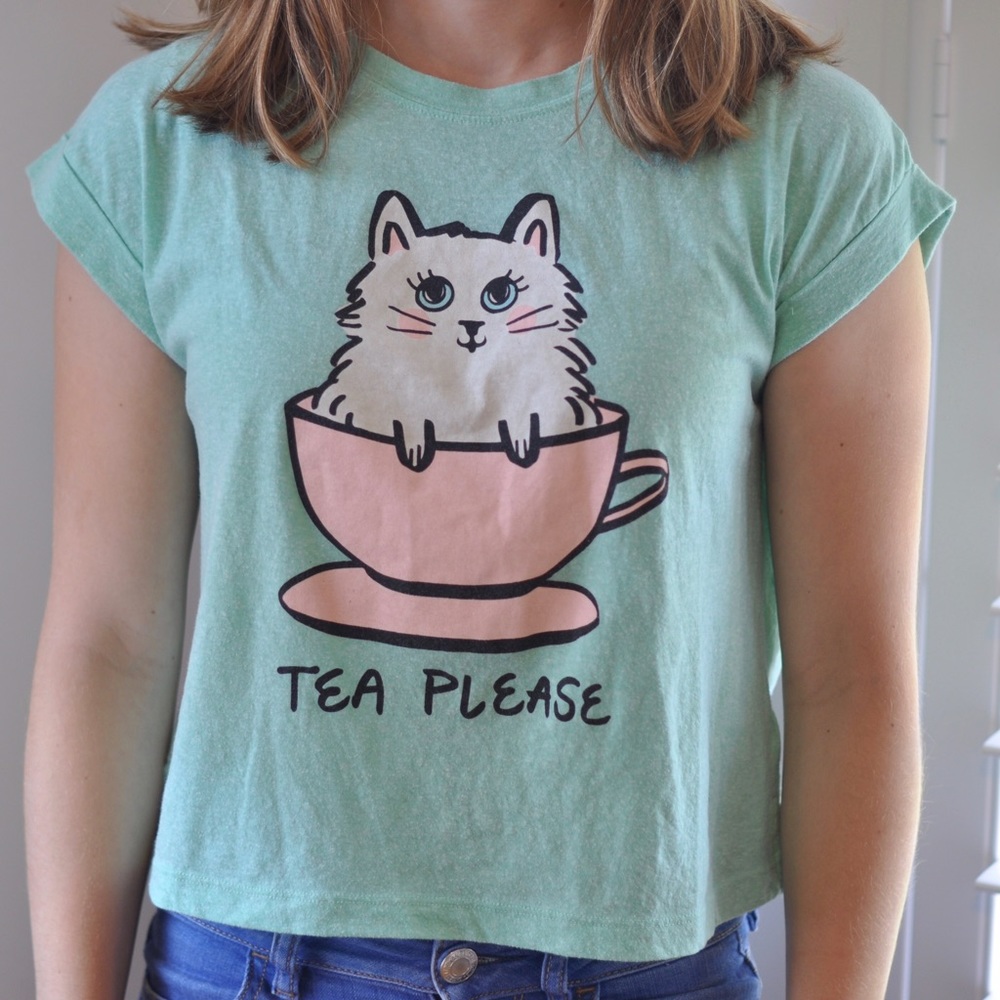 {Bethany Mota} Tea Please Graphic Tee