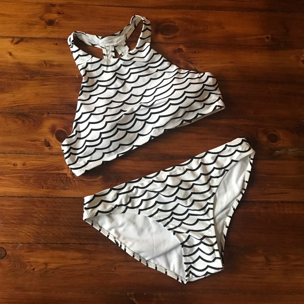 Black and White Bikini