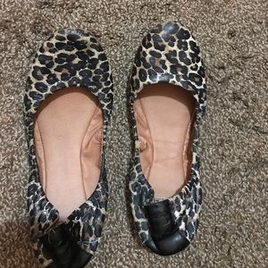 Cheetah print Ballet flats size 8