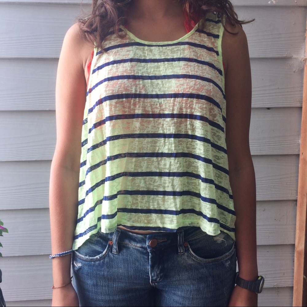 Forever 21 back-less tank top, perfect for summer