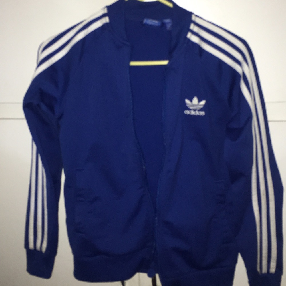 Blue Adidas Superstar Jacket