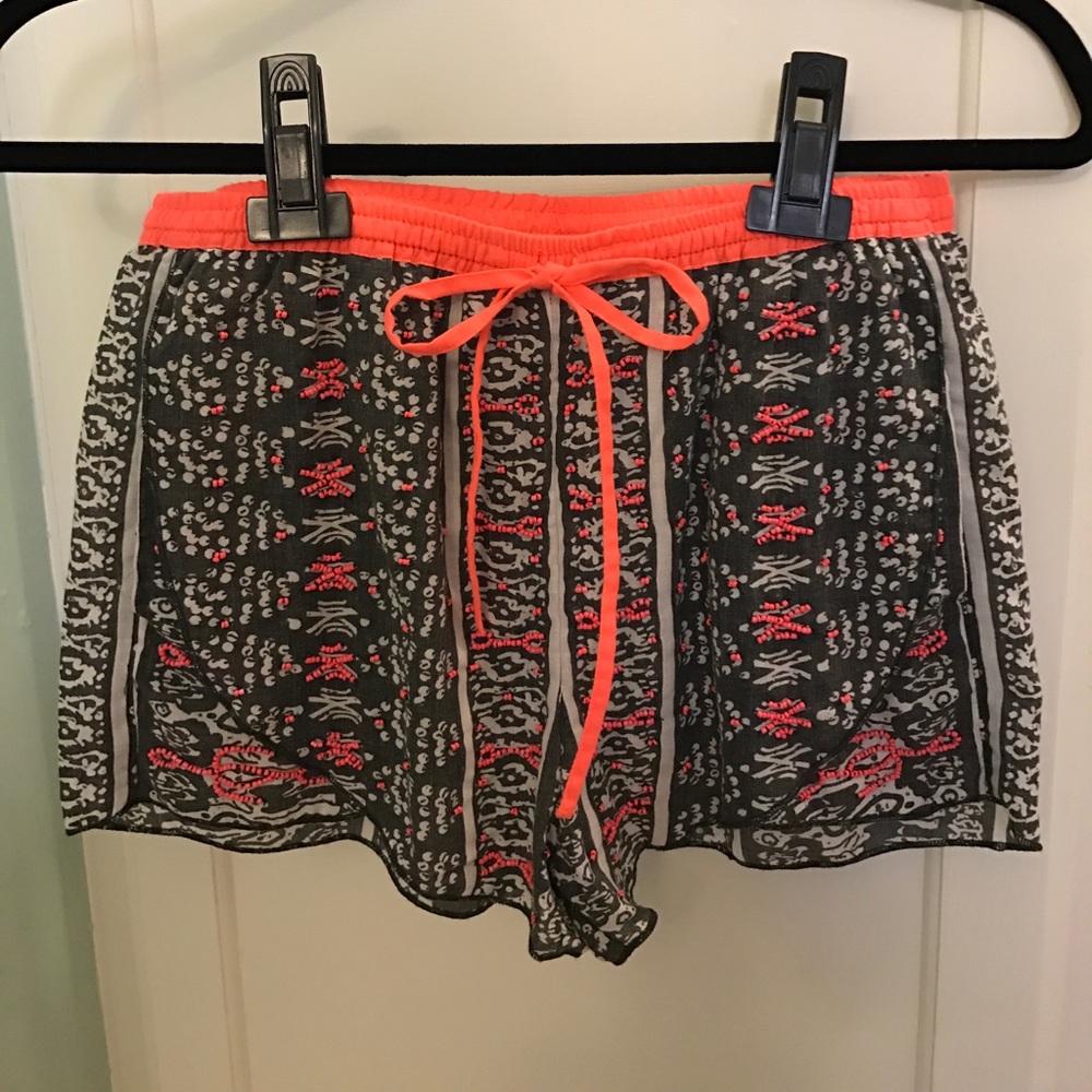 Zara beaded shorts