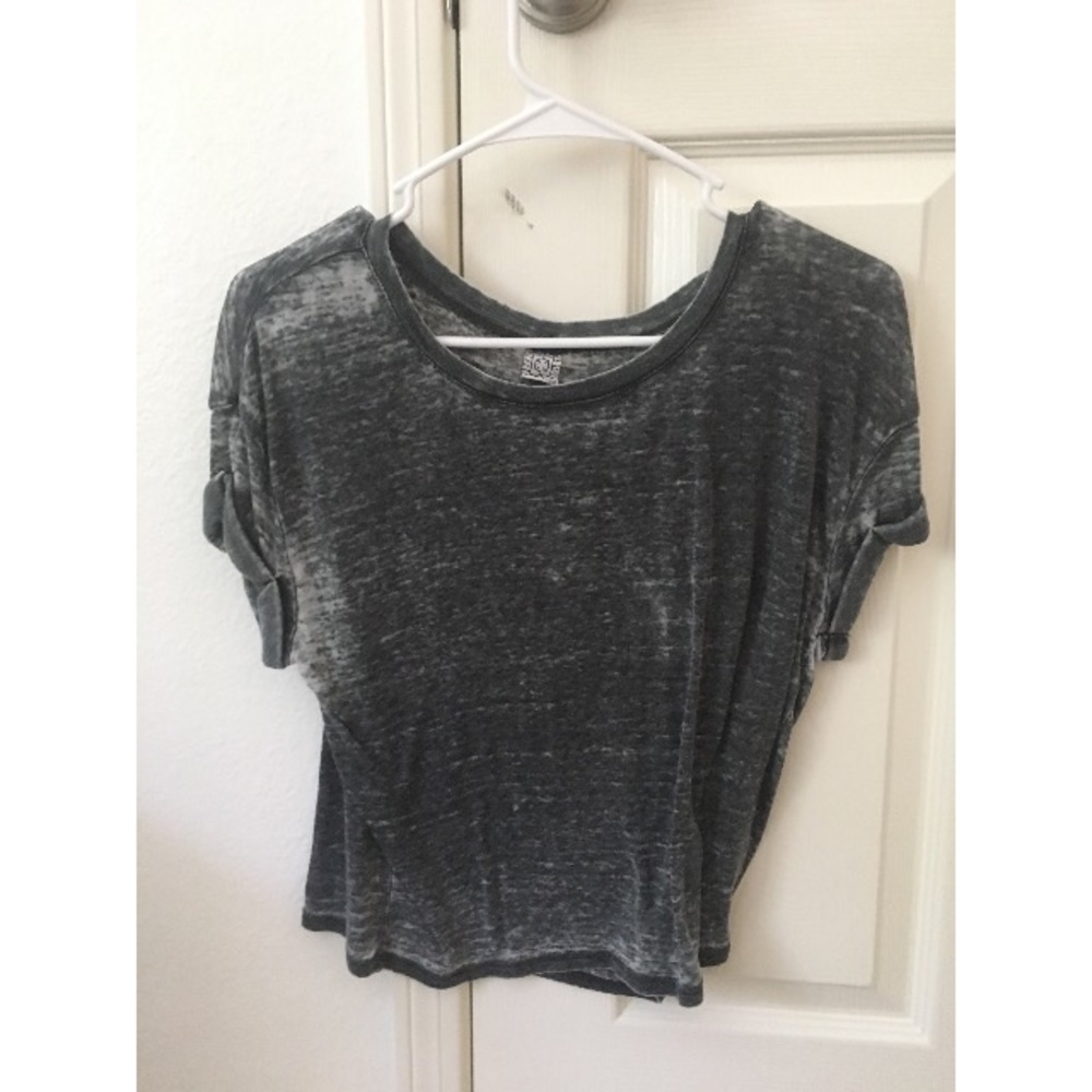 Grey acid wash shirt