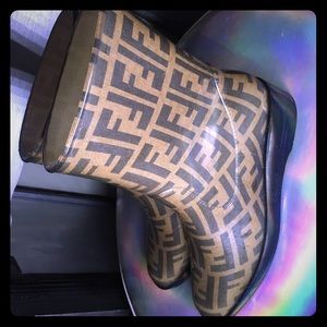 Fendi rain boots