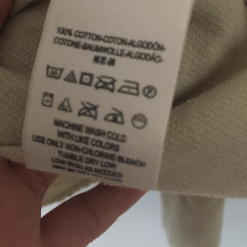 Free people corduroy embroidered ivory shirt XS - Picture 6 of 8