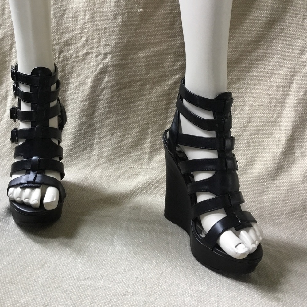 STRAPPY WEDGES