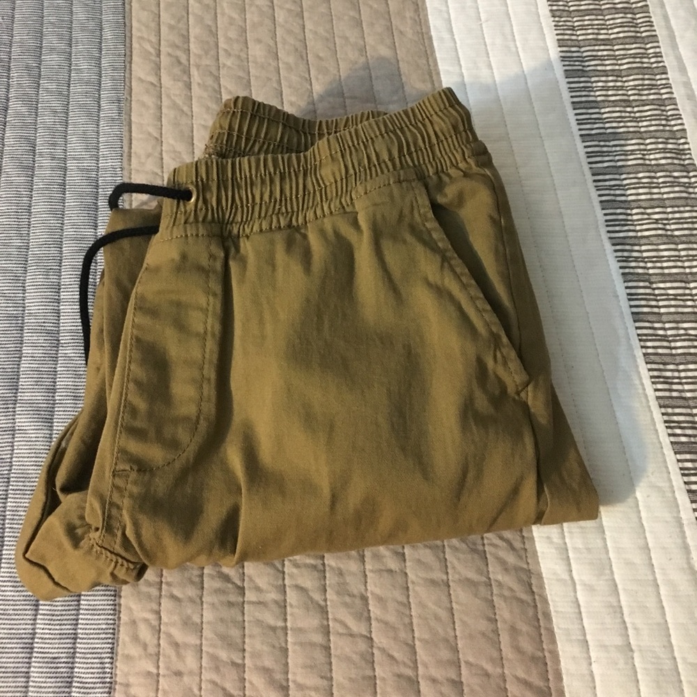Khaki jogger pants