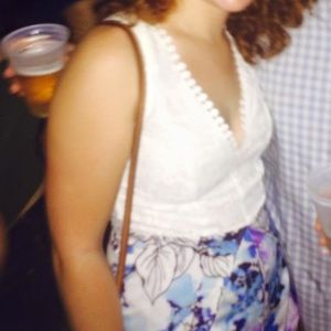 Floral and Lace Tobi Romper