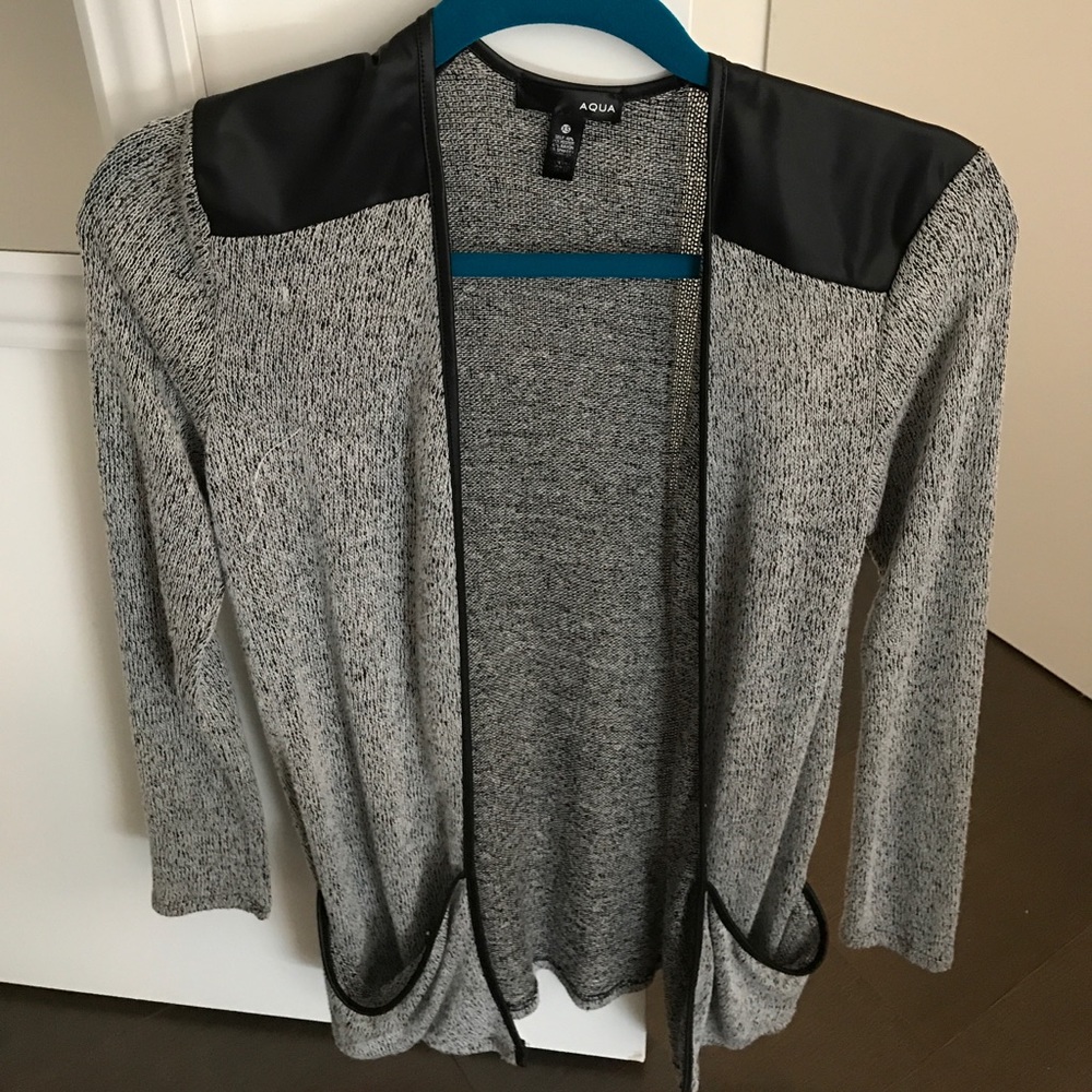 Aqua cardigan