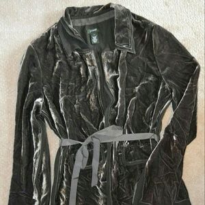 J. Crew Velvet-Like Cardigan/Jacket