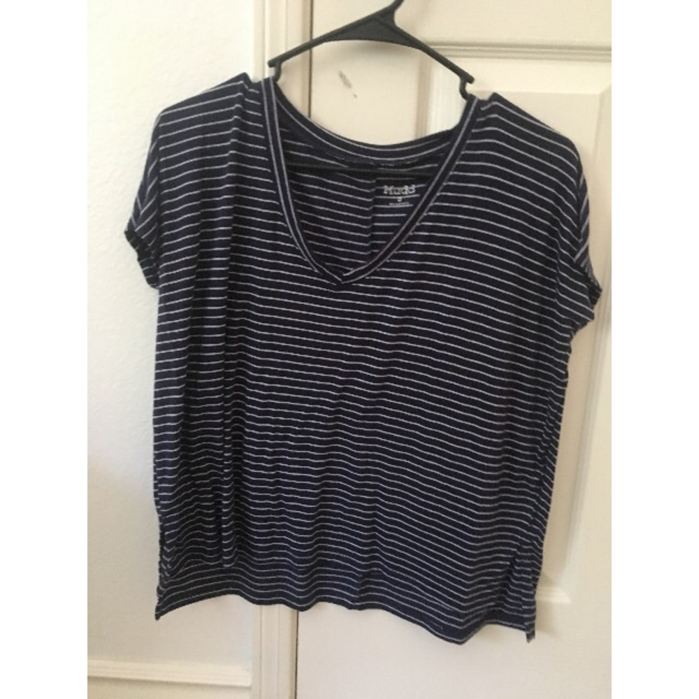 Boxy striped tee