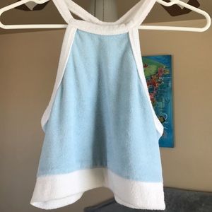 Fun blue and white Matching set