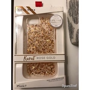KARAT Rose Gold iphone 7 phone case by Casemate