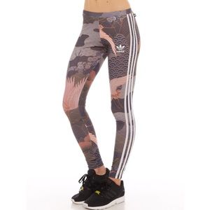Adidas Kimono Print Leggings XS W594165