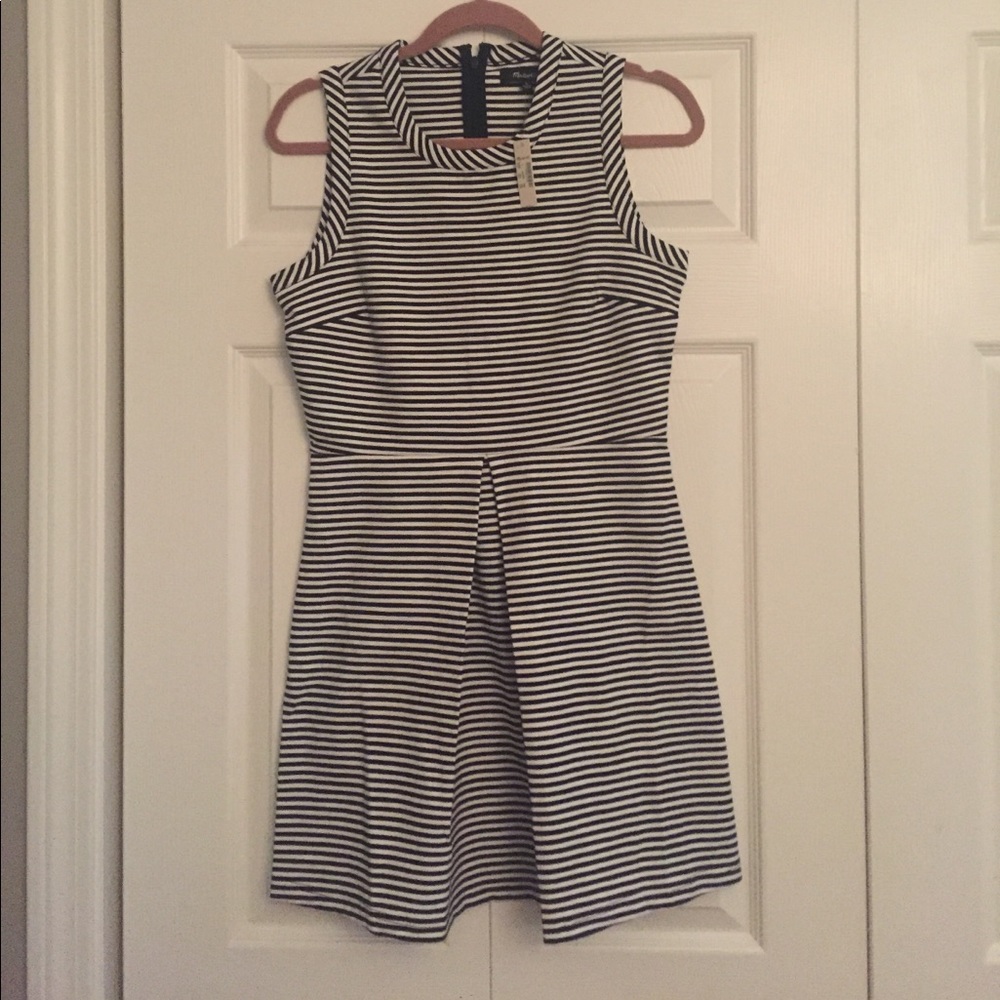 NWT Madewell Striped Afternoon Dress