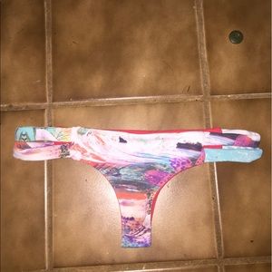 SAN LORENZO RED REVERSIBLE BIKINI BOTTOMS