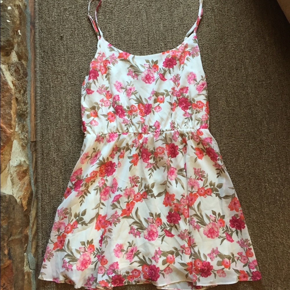 Short Floral Sun Dress