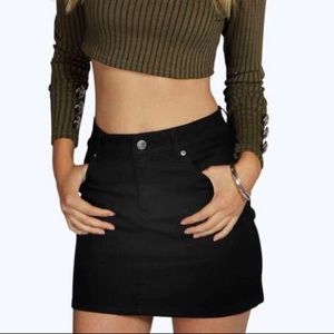 Amelia Western Style Denim Mini Skirt