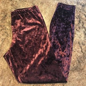 Crushed Velvet Leggings