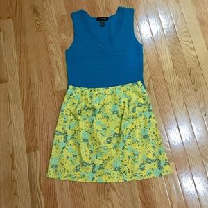 Floral cotton blend skirt from The Limited