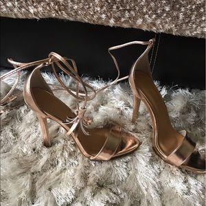 Rose gold heels