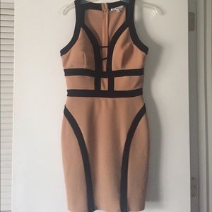 ON HOLD🌟Sexy black and beige dress