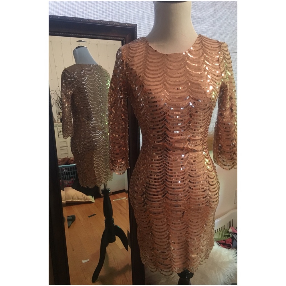 Never worn gold dress