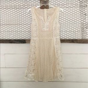 Mystree cream lace dress