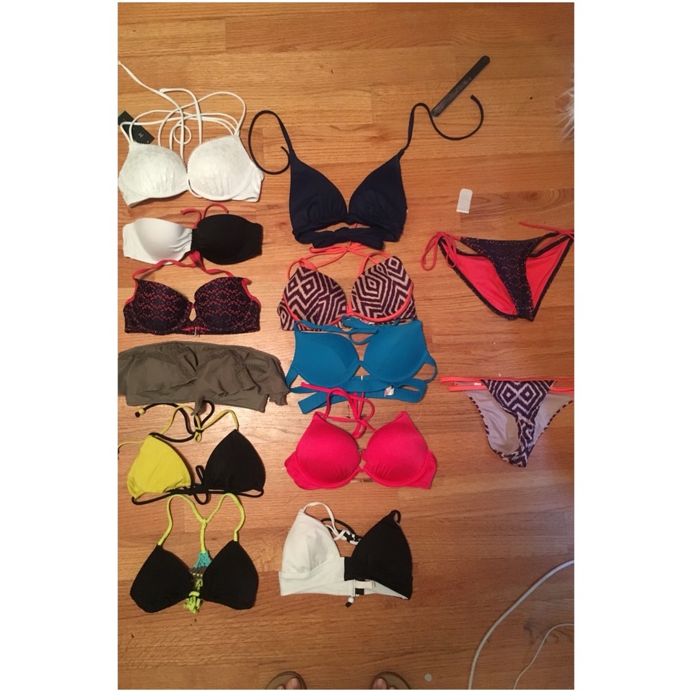 Assorted bikini pieces