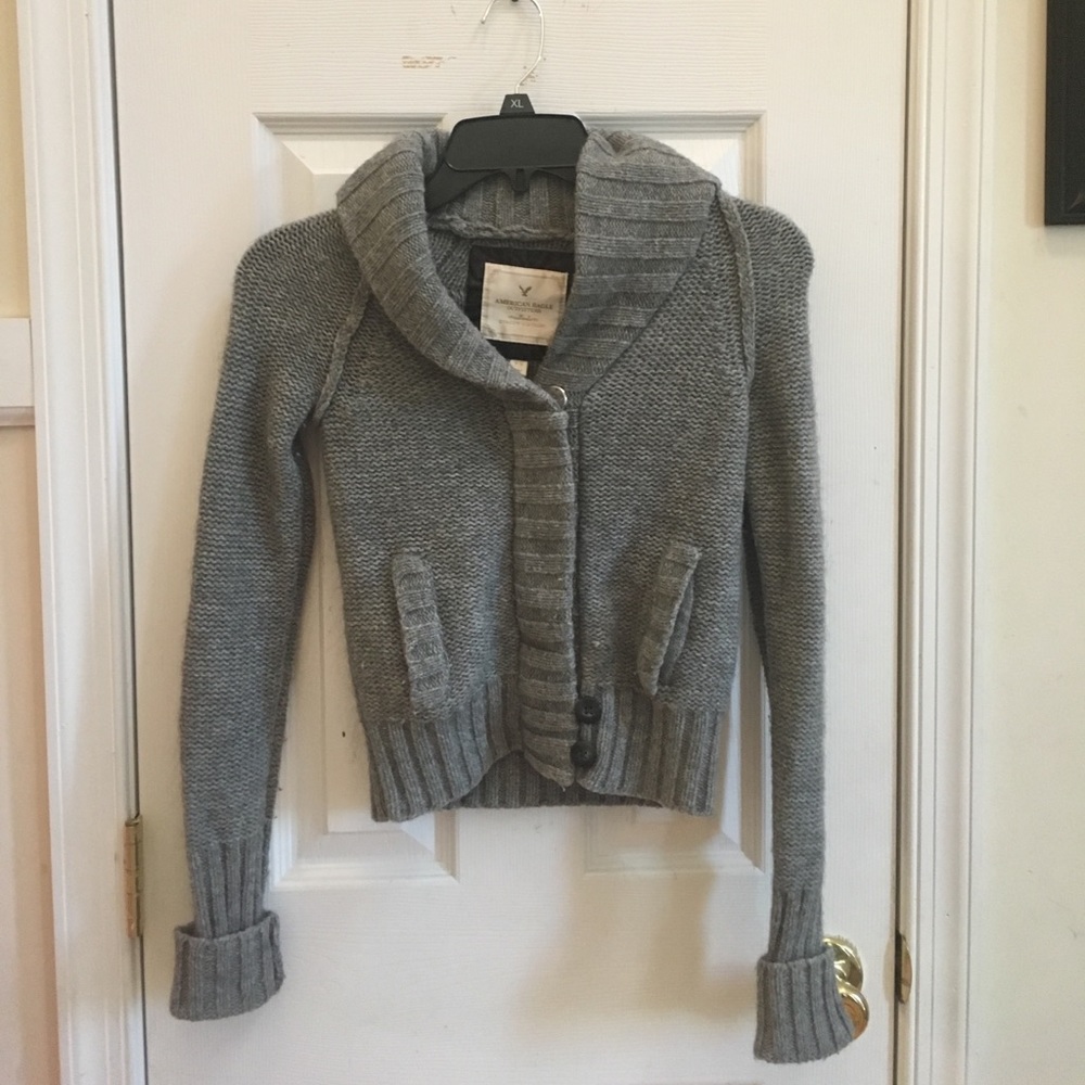 Wool Crop Sweater Top