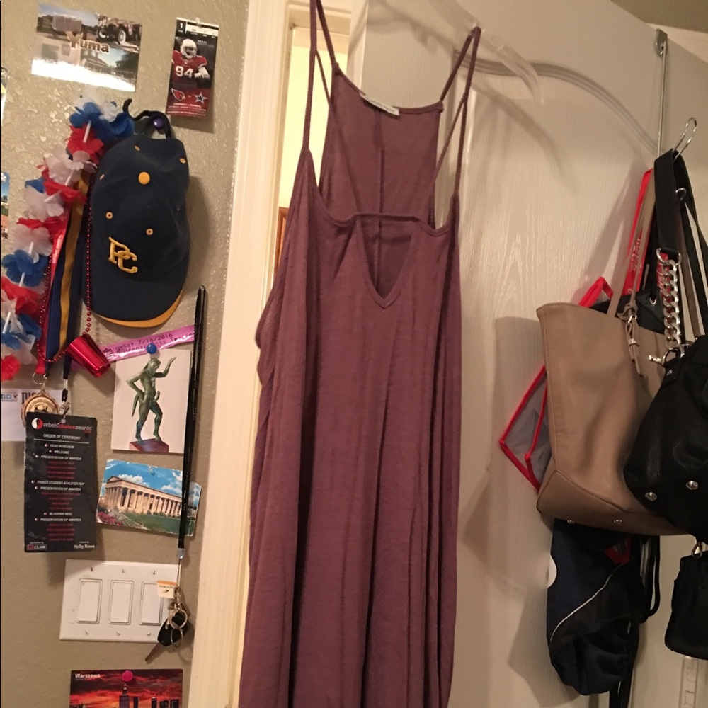 Purple knee length Charlotte Russe dress