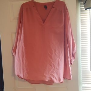 Maurice peach blouse