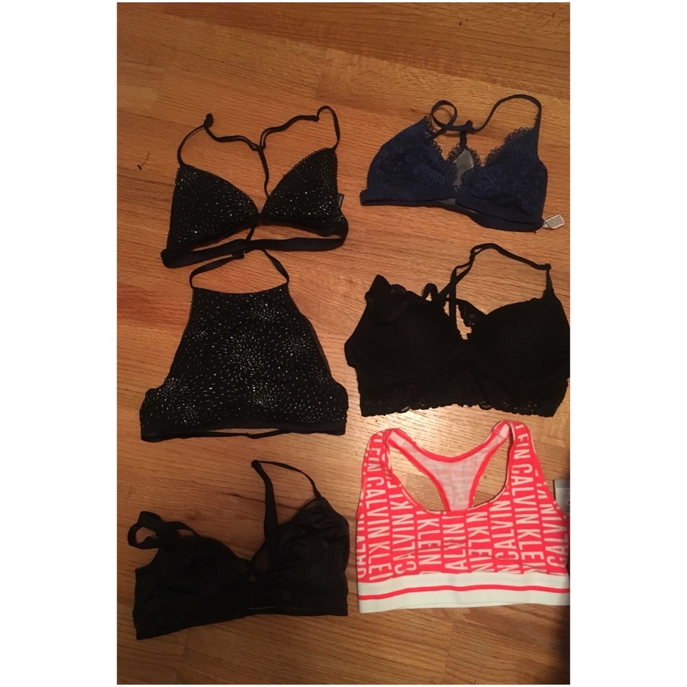 Assorted bralettes