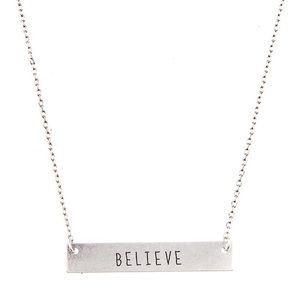 "Believe" Necklace