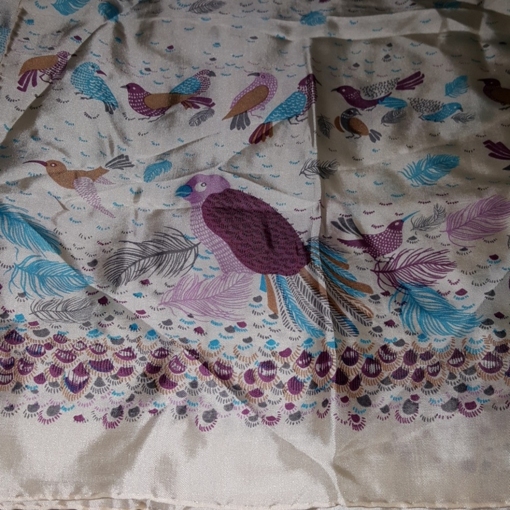 Vintage ECHO Scarf Silk & Chinon Azlon