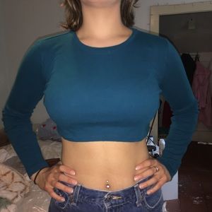 Long Sleeve Crop Top