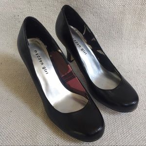 Madden Girl Unify Black Kitten Heels