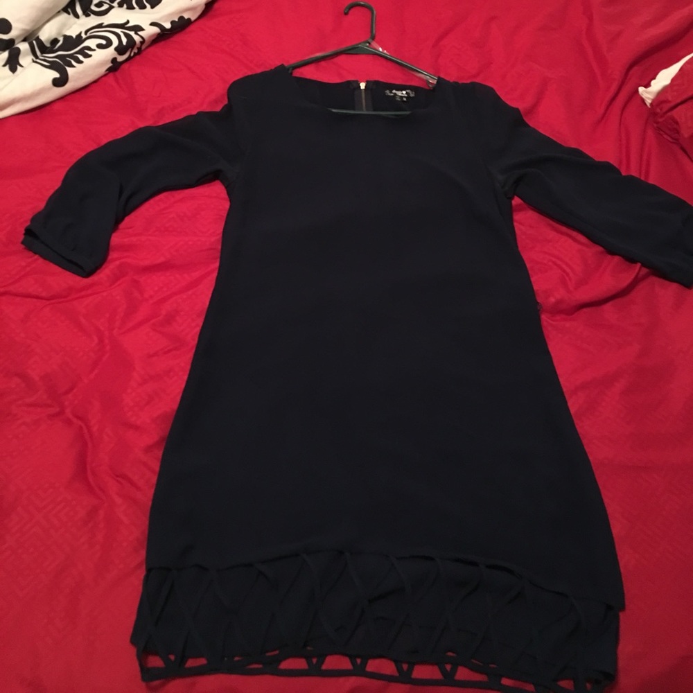 Navy blue dress