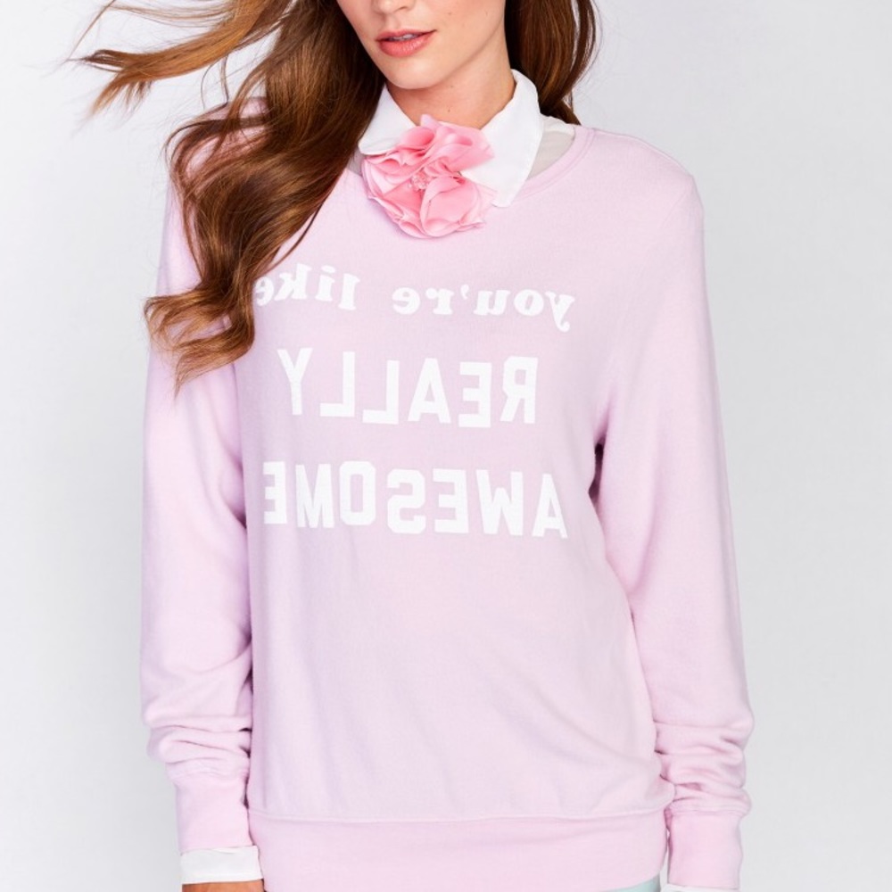 Wildfox You're Really Awesome Selfie BB Jumper