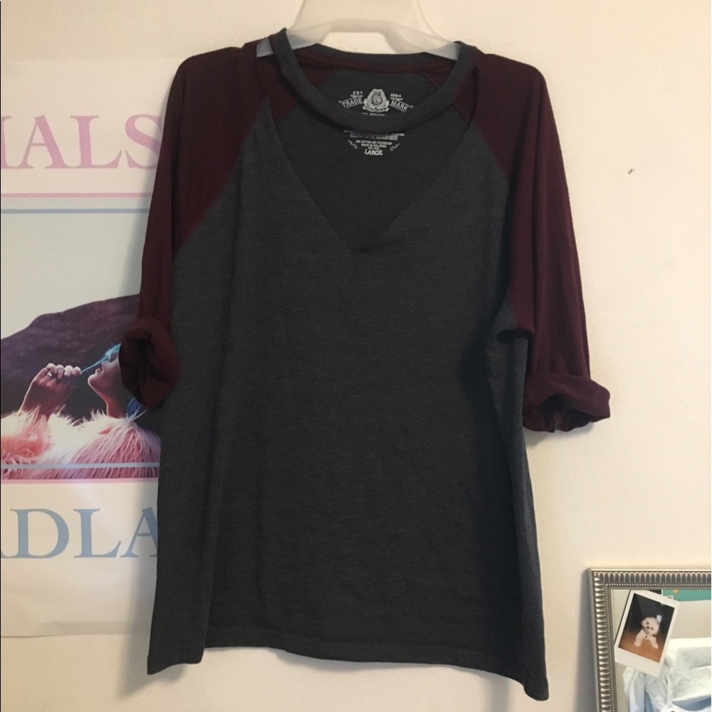 american rag handmade cutout tshirt