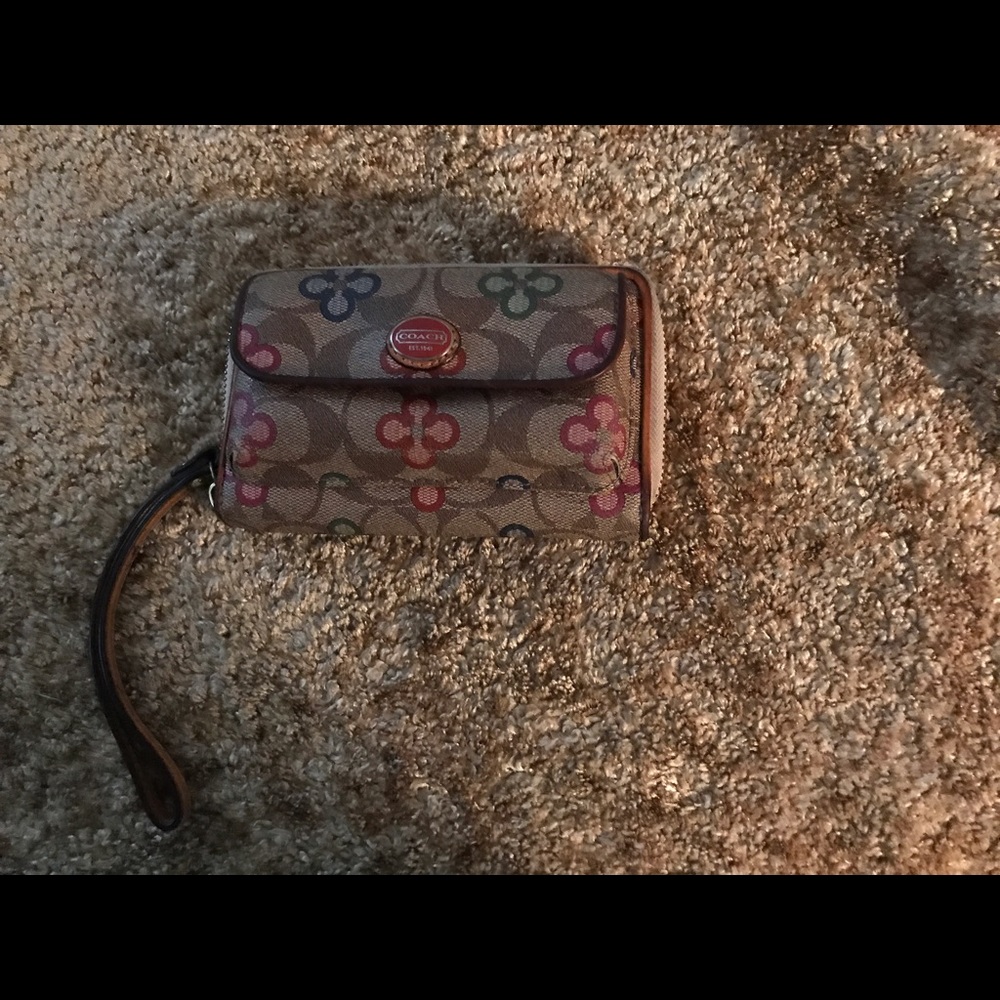 Coach clutch wallet
