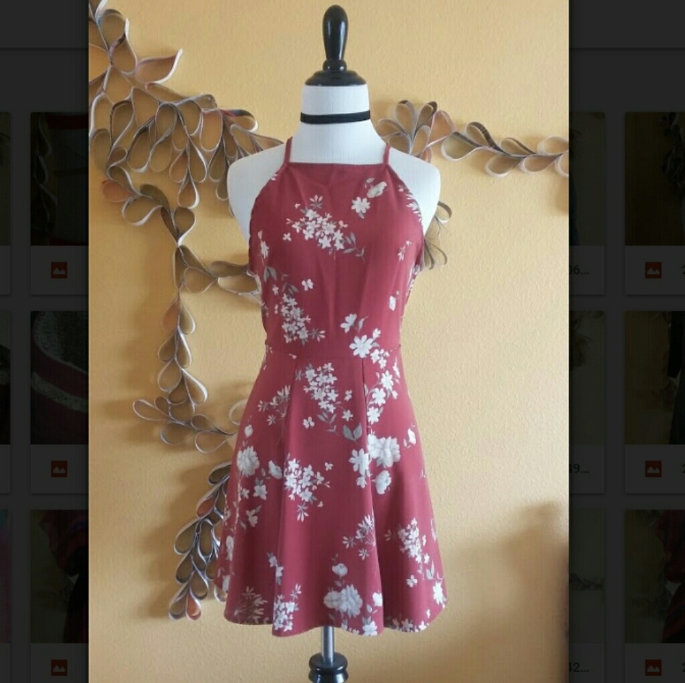 Brandy Melville backless summer dress!