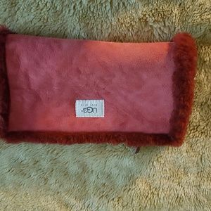 Authentic UGG Red Suede Handwarmer
