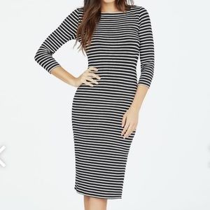 JustFab Boatneck side slit dress!  🆕🆕