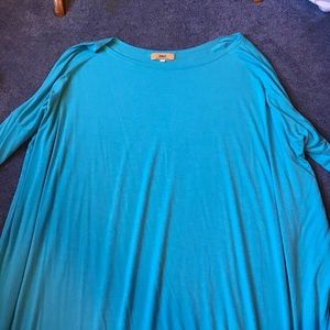Blue piko top!