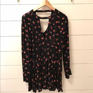 Free People Floral Mini Shift Dress