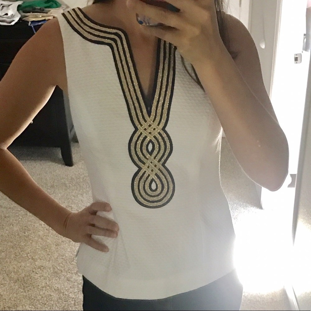 Lilly Pulitzer NWOT Janice Sleeveless Top